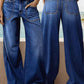 Women's High-Waist Wide-Leg Jeans