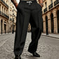 👔 LIMITED-TIME 50% OFF! ✨ Men's Modern Wide-Leg Pants – Drawstring, Relaxed, Sharp Crease 🎩