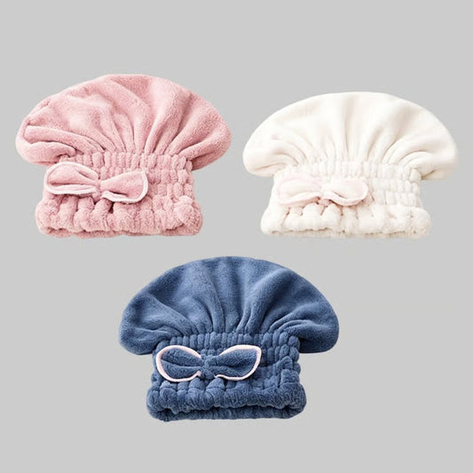 💇 Ultra-Absorbent Hair Drying Wrap with Elastic Fit
