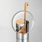 🍳 50% OFF! 🥄 Stainless Utensil Holder – Lid rest, spatula stand & organizer ✨