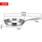 Hand-hammered, uncoated non-stick frying pan 🍳 [Scratch-resistant] Steel wool resistant. Metal spatula resistant.