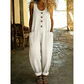 Women's Sleeveless Wide Leg Jumpsuit