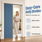 No-Drill Magnetic Accordion Door Curtain