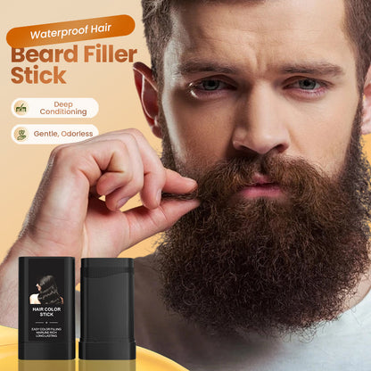 Waterproof Hair & Beard Filler Pen – Instant Gray Coverage, Comb Applicator – Waterproof & Long-Lasting – 20g – Black, Dark Brown, or Brown! 💇‍♂️✨