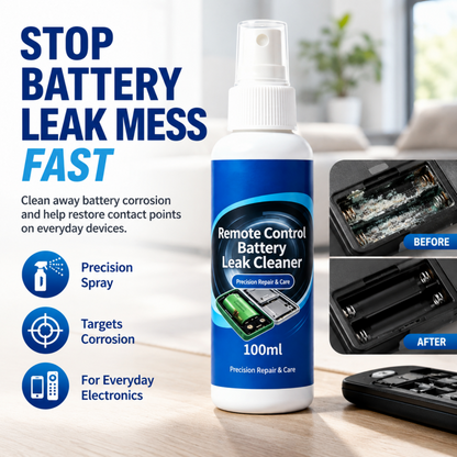 Battery Compartment Leak Cleaner Spray