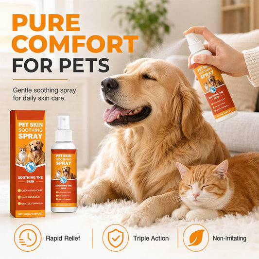 🐾 Pet Skin Soothing Spray for Dogs & Cats – 100 ml