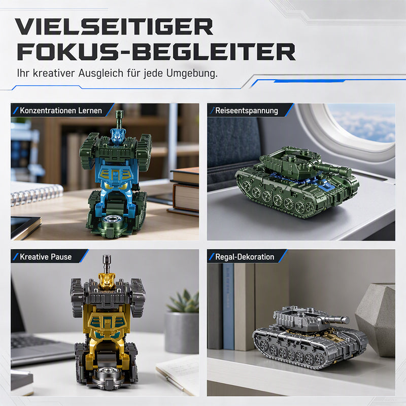 2-in-1 Wind-Up Transforming Robot Dog & Fidget Spinner - image 18