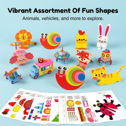 3D Paper Craft Kit for Kids