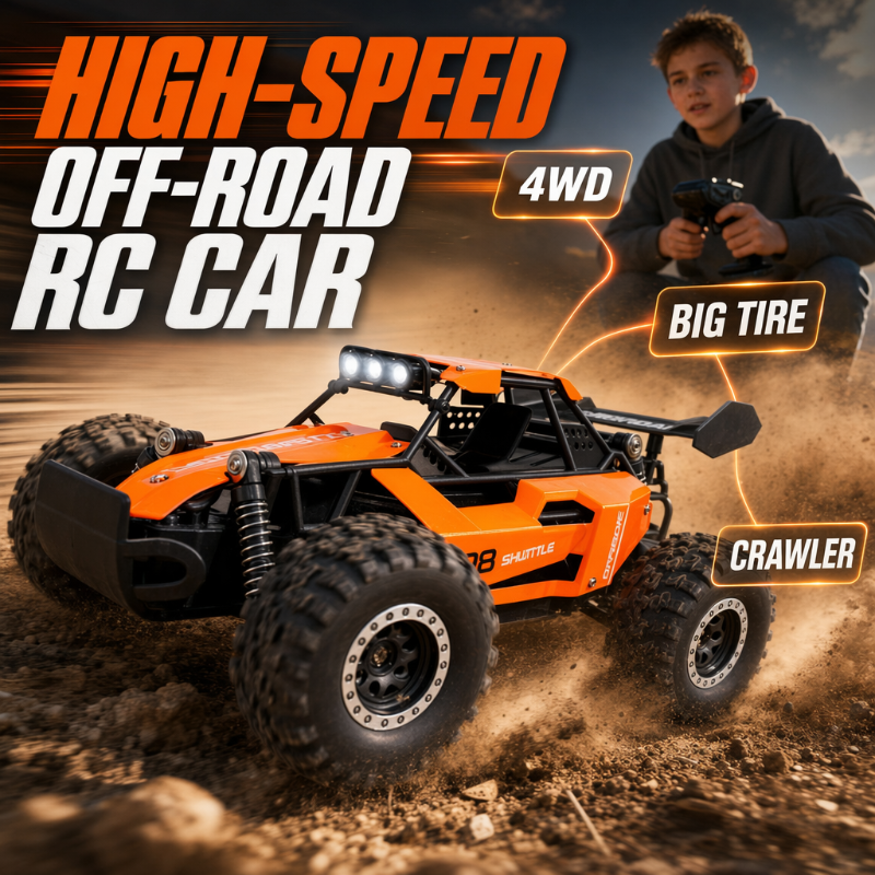 High-Speed 4WD RC Off-Road Car - image 1