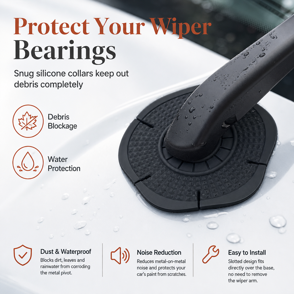 Universal Windshield Wiper Hole Protective Covers - image 1