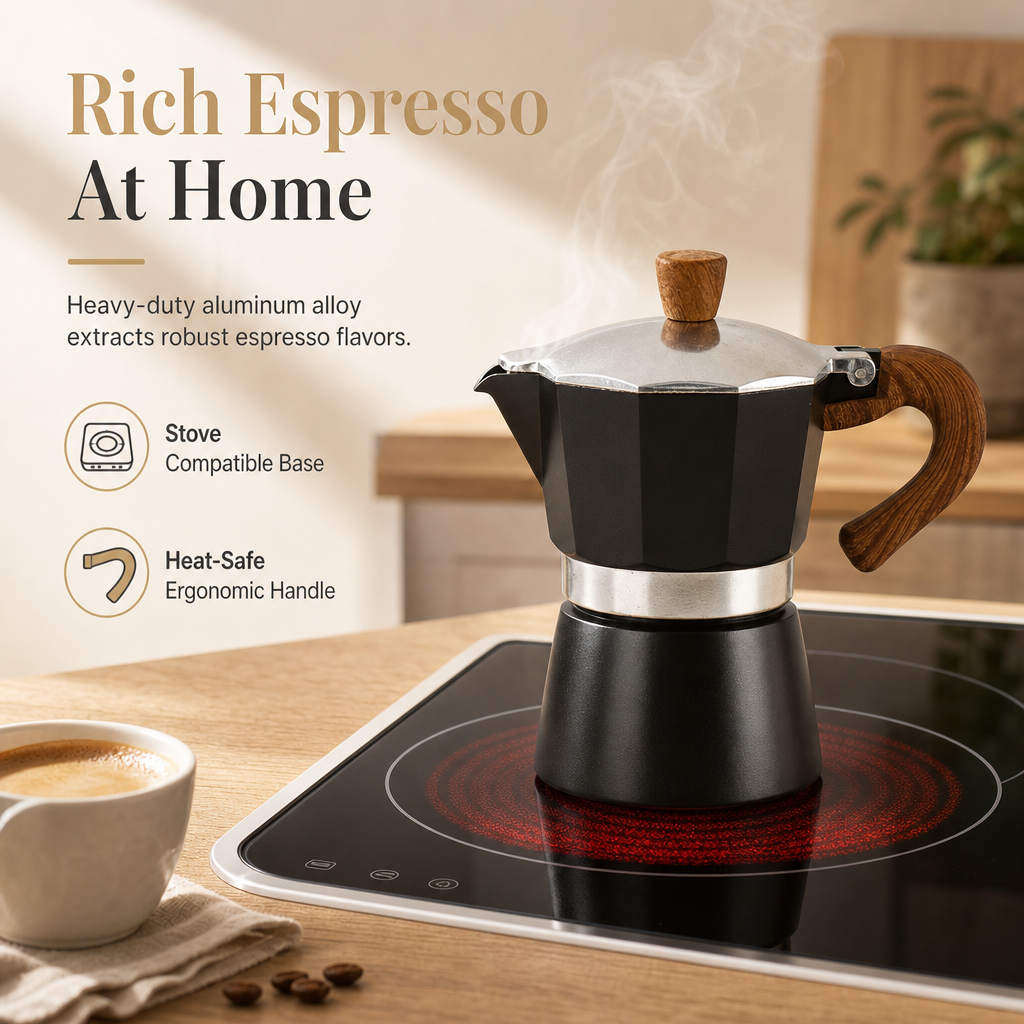 Classic Italian Moka Pot for Home Use - image 16