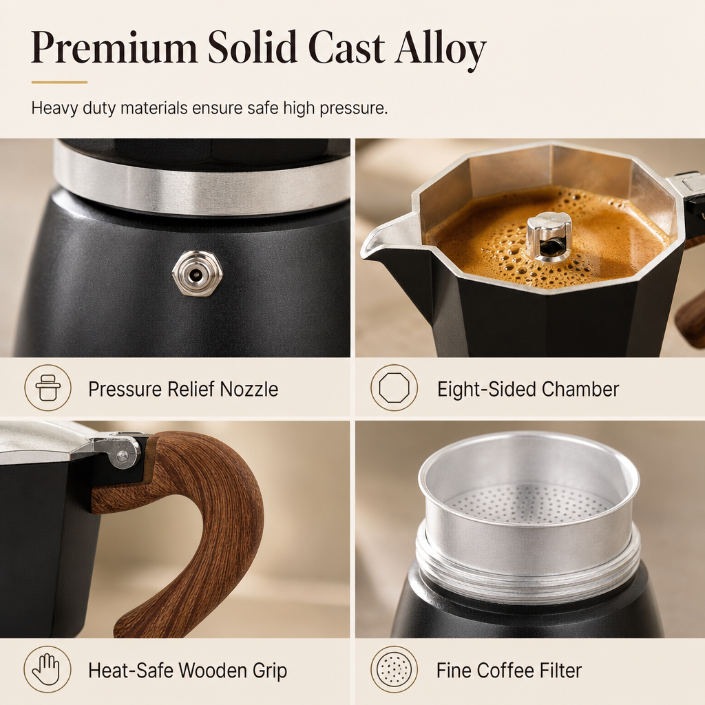 Classic Italian Moka Pot for Home Use - image 20