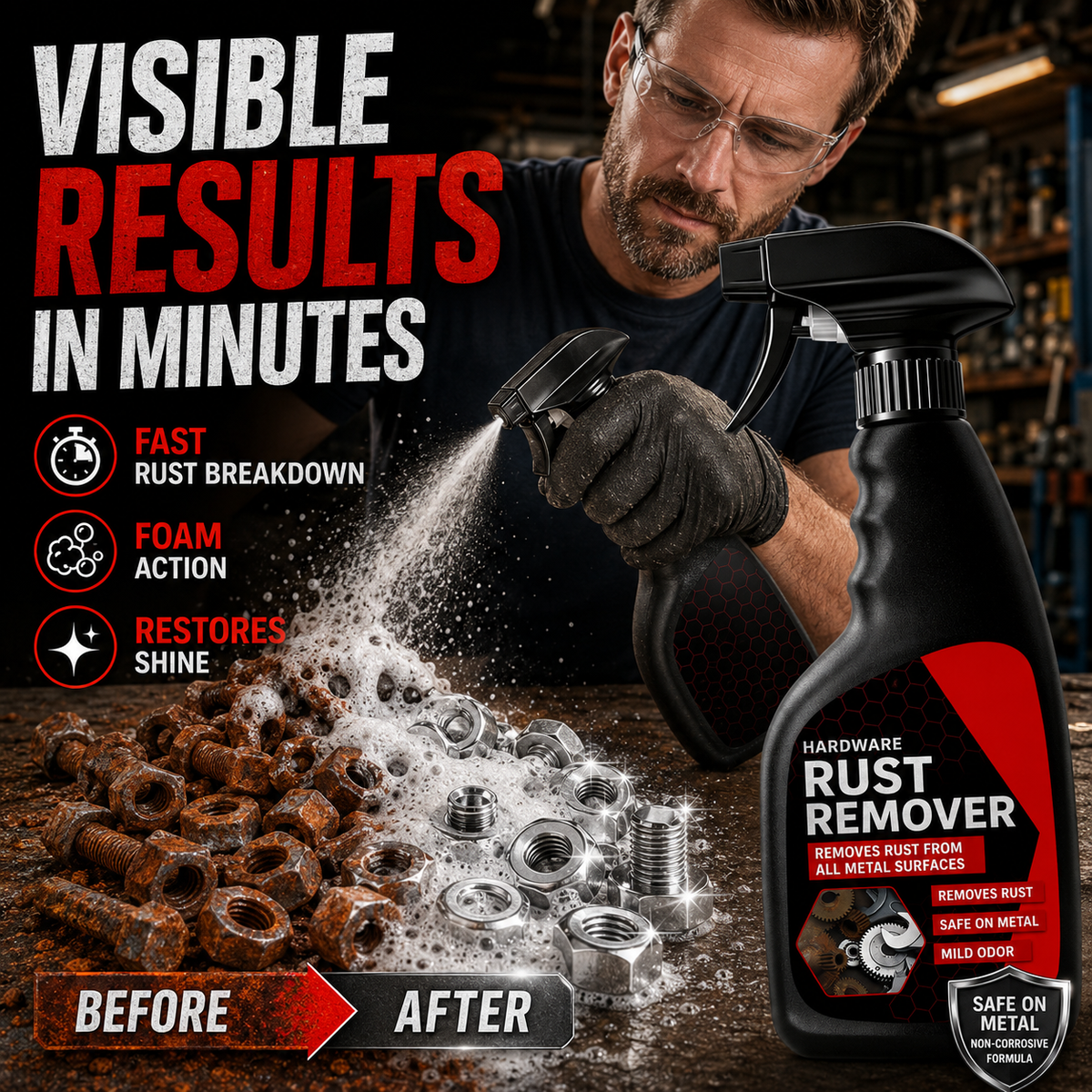 Fast Acting Hardware Rust Remover Spray - image 14