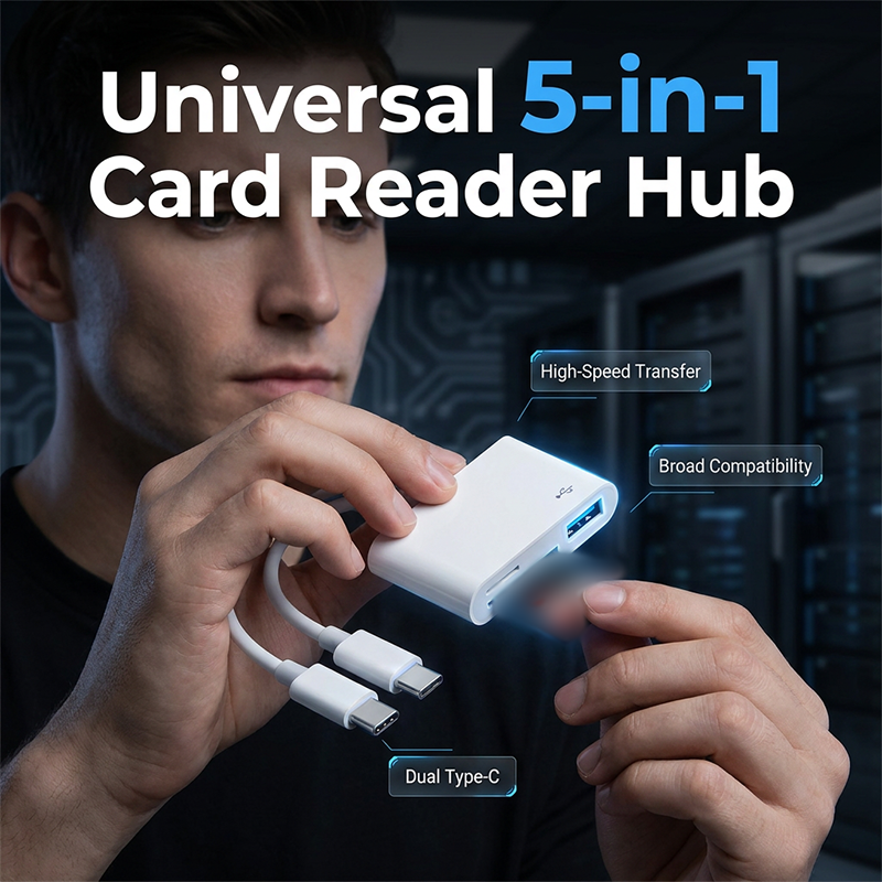 💾 5-in-1 Multi-Port Memory Card Reader - image 14
