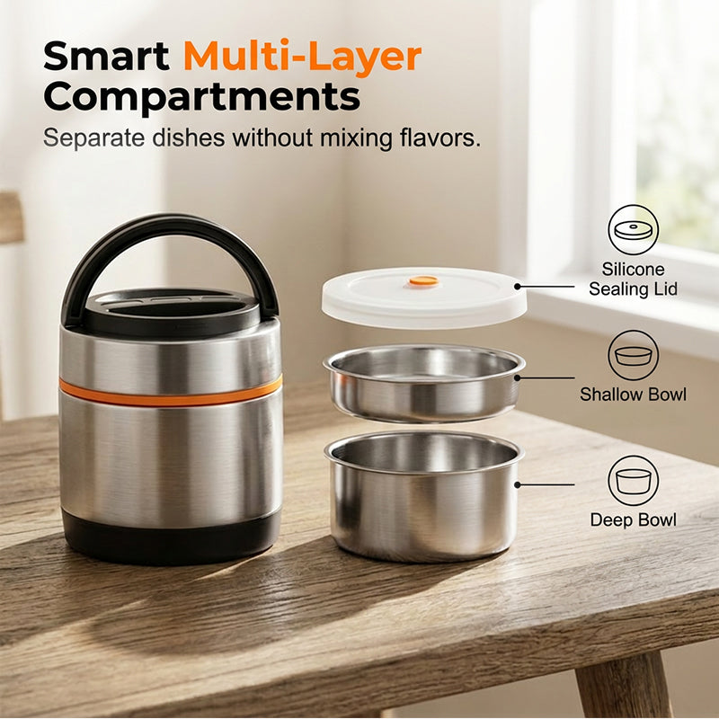 🥣 Multi-Layer Stainless Steel Insulated Food Jar - image 13