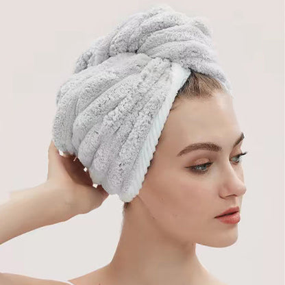 🧖 Hair Drying Towel Cap with Button - image 22