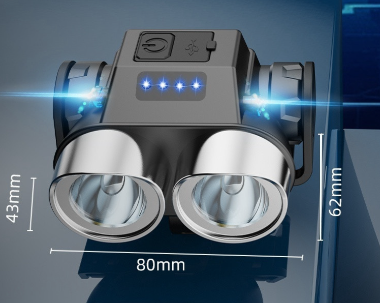🚲 Portable Dual-Head LED Bike Headlight - image 23