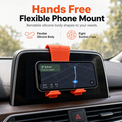 Foldable X-Shaped Silicone Phone Stand - image 1