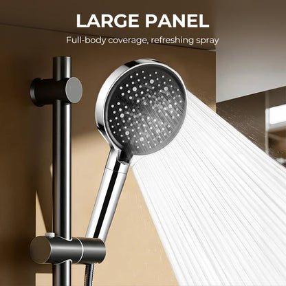 High-Pressure Adjustable Rainfall Shower Head - image 1