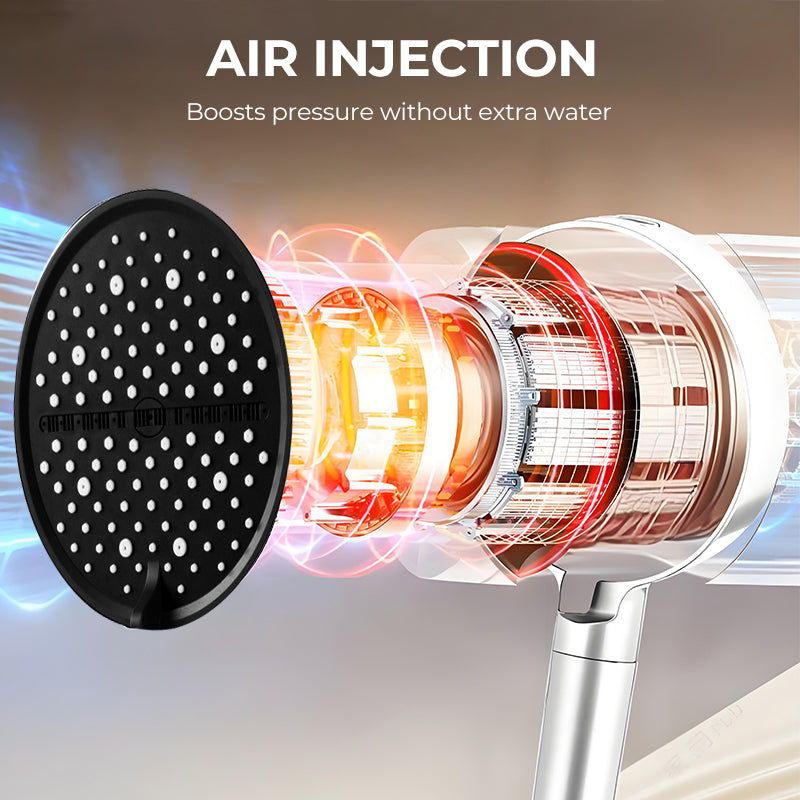 High-Pressure Adjustable Rainfall Shower Head - image 2