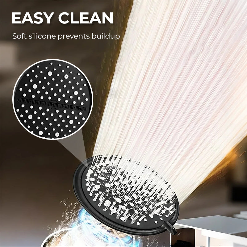 High-Pressure Adjustable Rainfall Shower Head - image 4