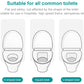 No-Peel Adhesive Disposable Toilet Seat Covers - image 4