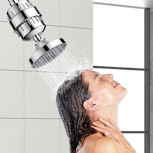20-Stage Filtered Shower Head with 5 Spray Modes - image 1