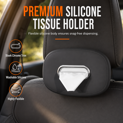 Hanging Silicone Car Tissue Box Holder - image 1