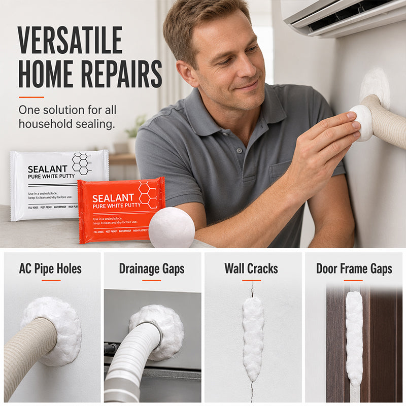 Waterproof Wall Hole Sealing Clay for AC Pipes - image 4