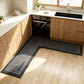 🏠 L-Shaped Quick-Dry Kitchen Mat