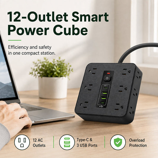 12 Outlet Power Strip