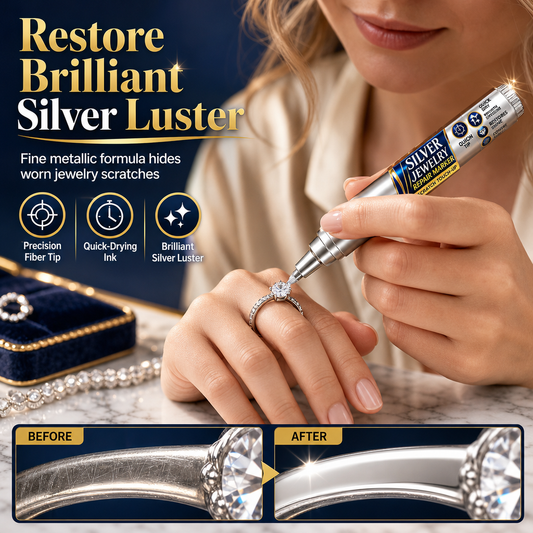 ✨ Silver-Tone Jewelry Touch-Up Pen