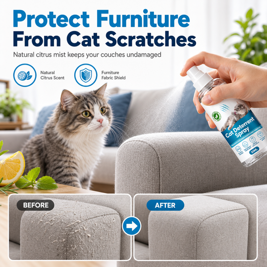 🐱 Citrus Cat Scratch Deterrent Spray – 50 / 100 ml