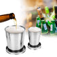 🥤 150 ml Stainless Steel Collapsible Travel Cup with Keychain