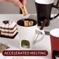 🍫 Ceramic Chocolate Fondue Mug with Tealight Warmer