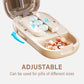 💊 Portable Pill Organizer with Built-In Tablet Cutter
