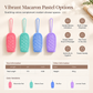 Foaming Silicone Body Scrubber Bath Brush with Built-in Soap Dispenser