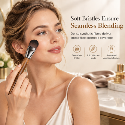 Makeup Brush for Loose Powder Blush Concealer and Eyeshadow Application