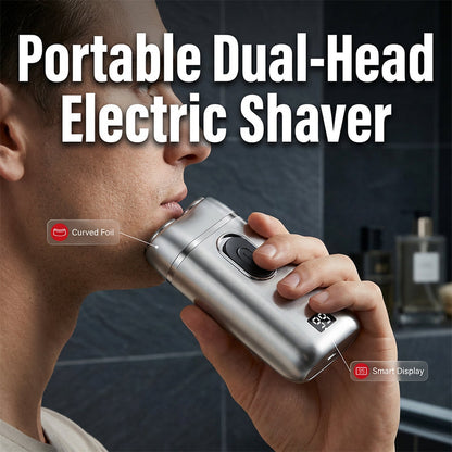 🪒 Portable Dual-Head Electric Shaver