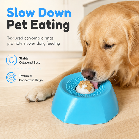 Interactive Playing Cat Toy with Slow Feeder Treat Plate for Boredom Relief